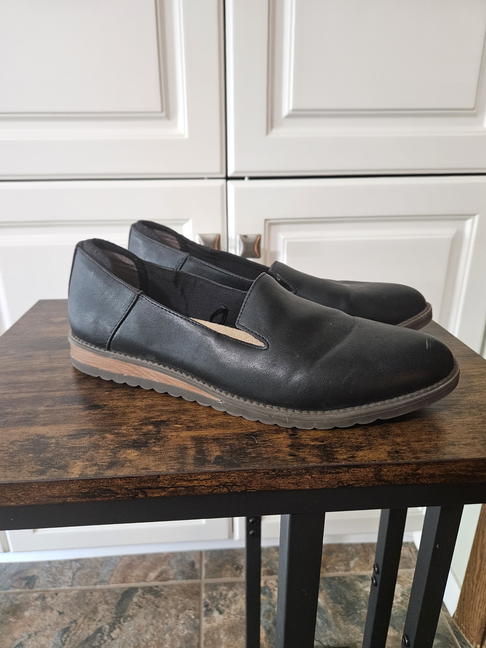 Dr. Scholl's Jettison Black Slip-On Loafers Comfort Shoes Smart Casual Normcore